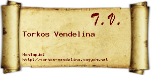 Torkos Vendelina névjegykártya
